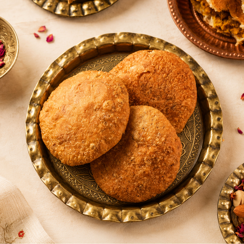Rawat Pyaz Kachori - 2Pc - SweeDesi