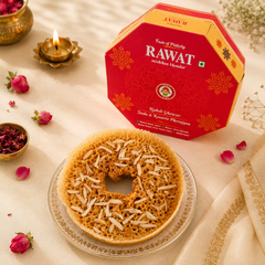 Rawat Meetha Ghewar - SweeDesi