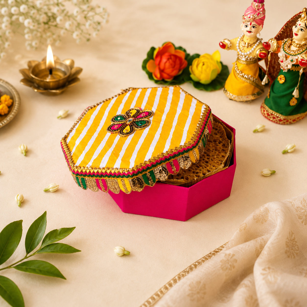 Ghewar Hamper 2 - SweeDesi
