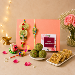 Bandhan Bhai-Bhabhi Rakhi Hamper 4 - SweeDesi