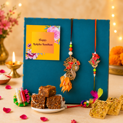 Bandhan Bhai-Bhabhi Rakhi Hamper 6 - SweeDesi