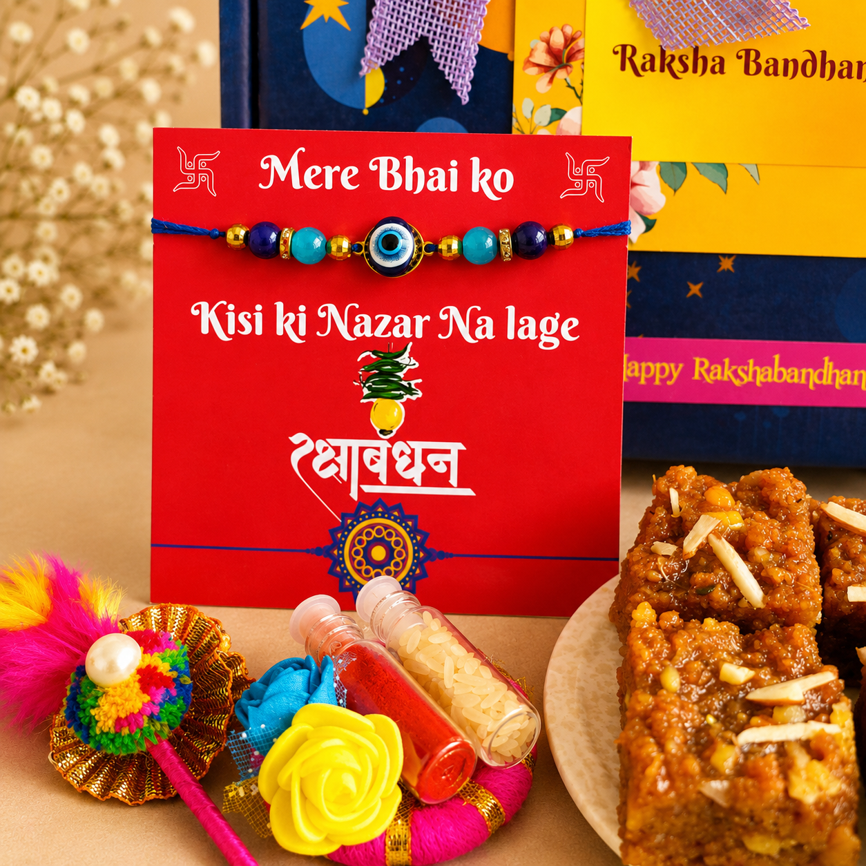 Bandhan Bhai Rakhi Hamper 23 - SweeDesi