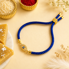 Bandhan Bhai-Bhabhi Evil Eye Rakhi Set - SweeDesi