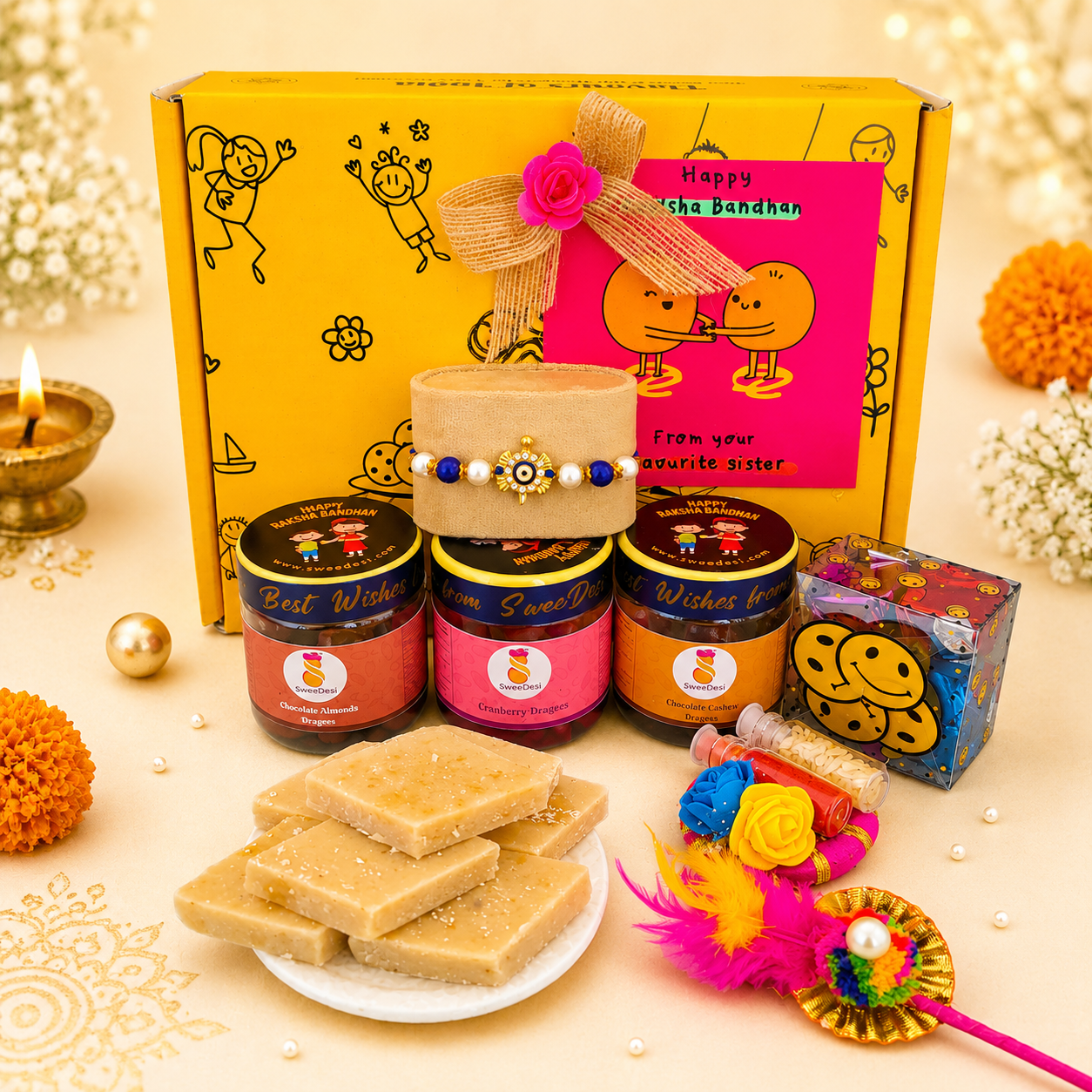 Bandhan Kids Rakhi Hamper 38 - SweeDesi