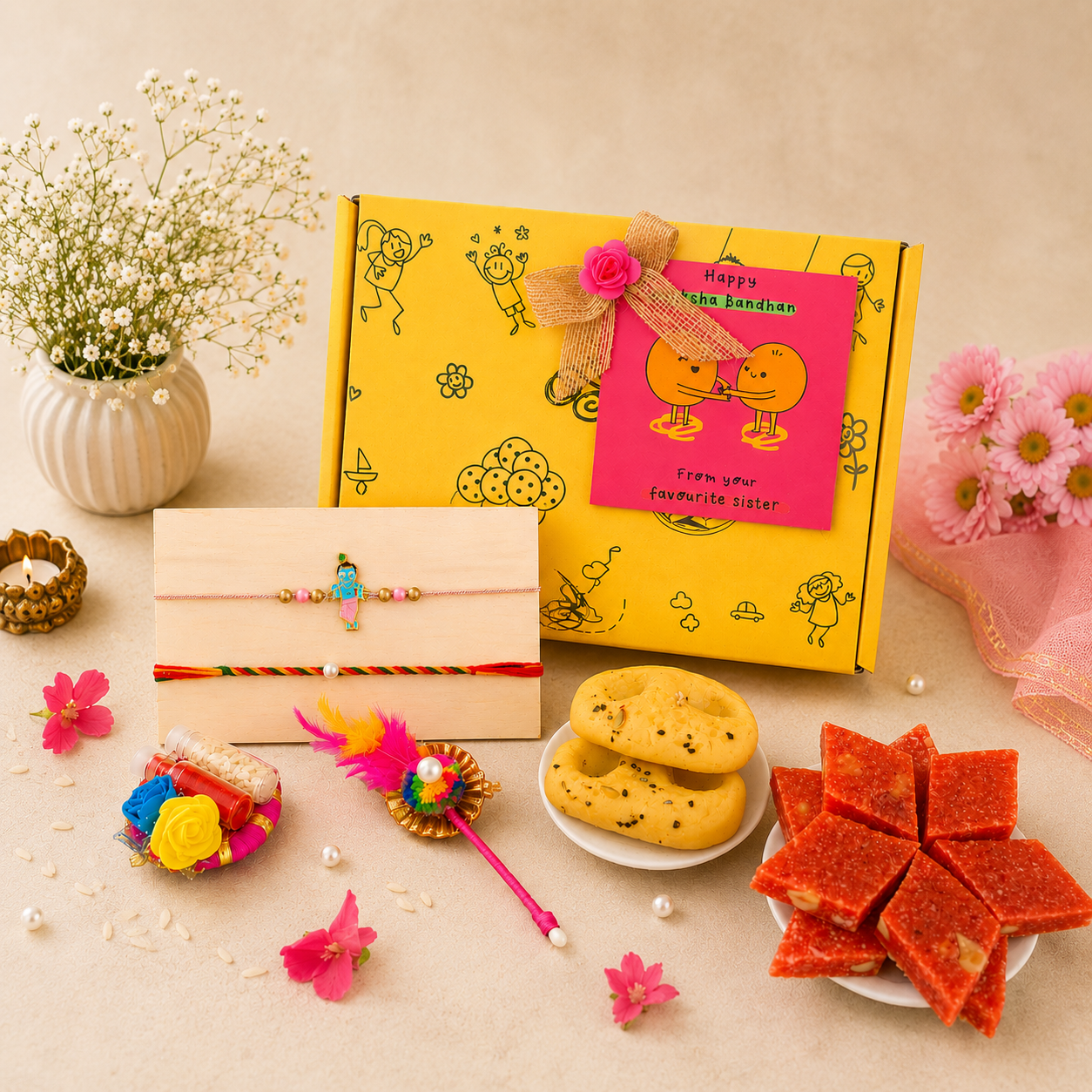 Bandhan Kids Rakhi Hamper 27 - SweeDesi