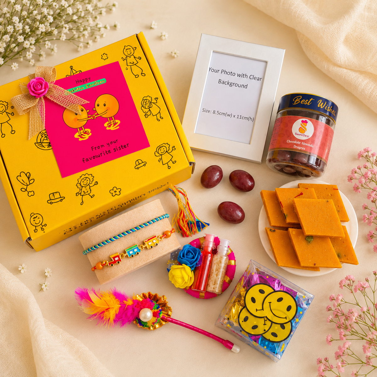Bandhan Kids Rakhi Hamper 30 - SweeDesi