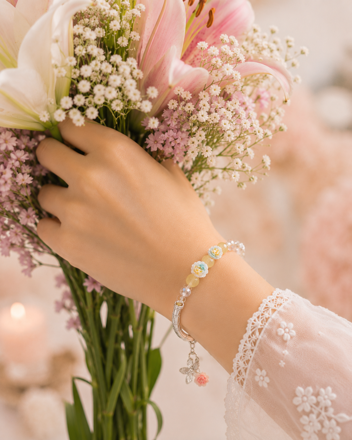 Bloom & Flutter Rakhi - SweeDesi