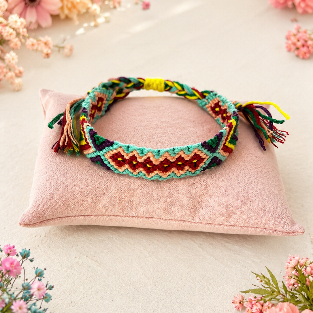 Nomad Spirit Macramé Rakhi - SweeDesi