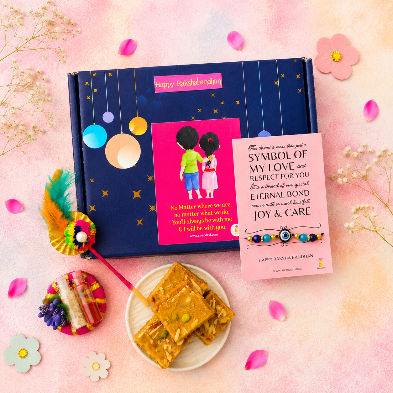 Bandhan Bhai Rakhi Hamper 24 - SweeDesi