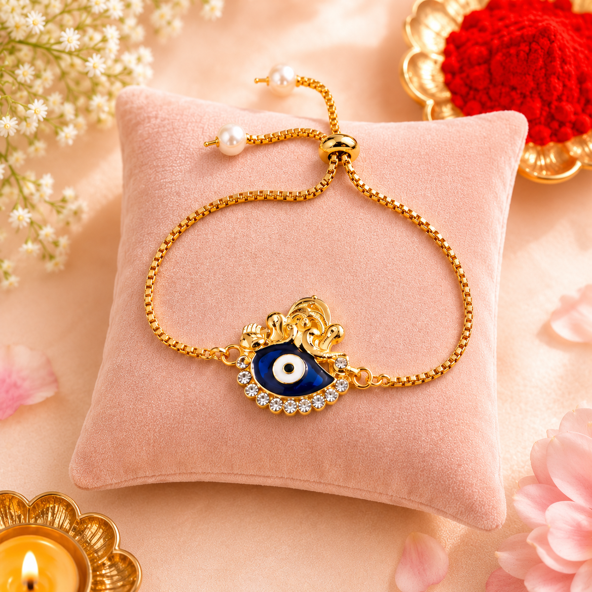 Evil Eye Ganesh Rakhi - SweeDesi