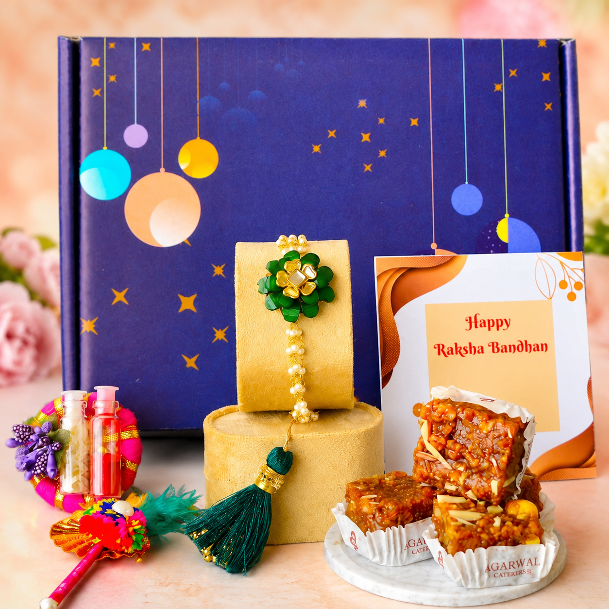 Bandhan Rakhi for Sister Hamper 19 - SweeDesi