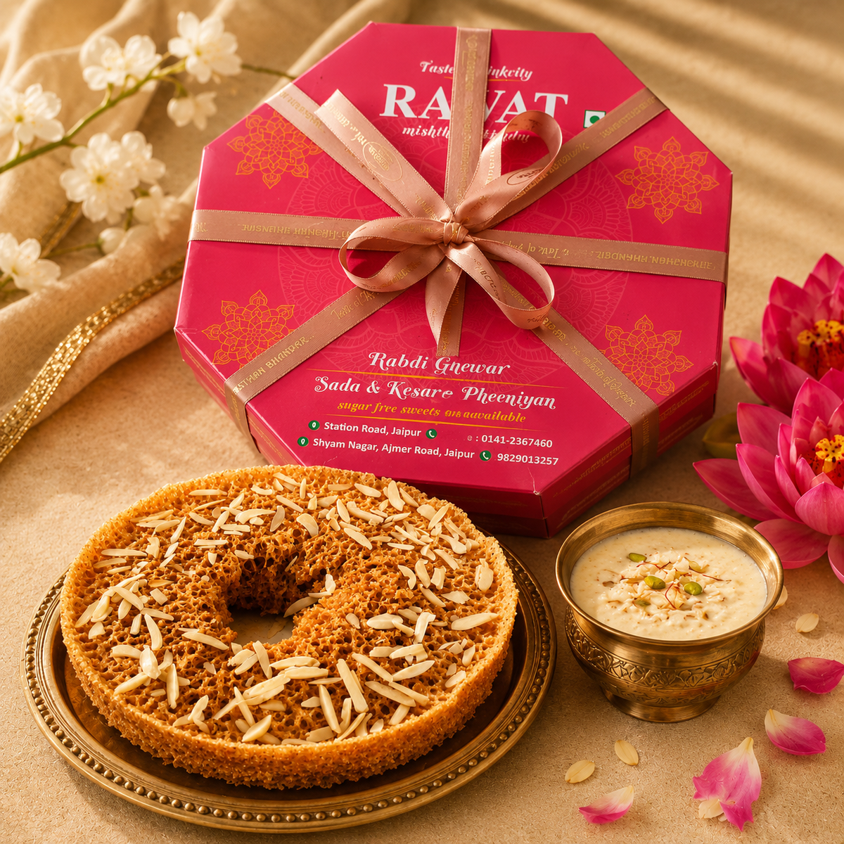 Rawat Malai Ghewar : DIY - SweeDesi