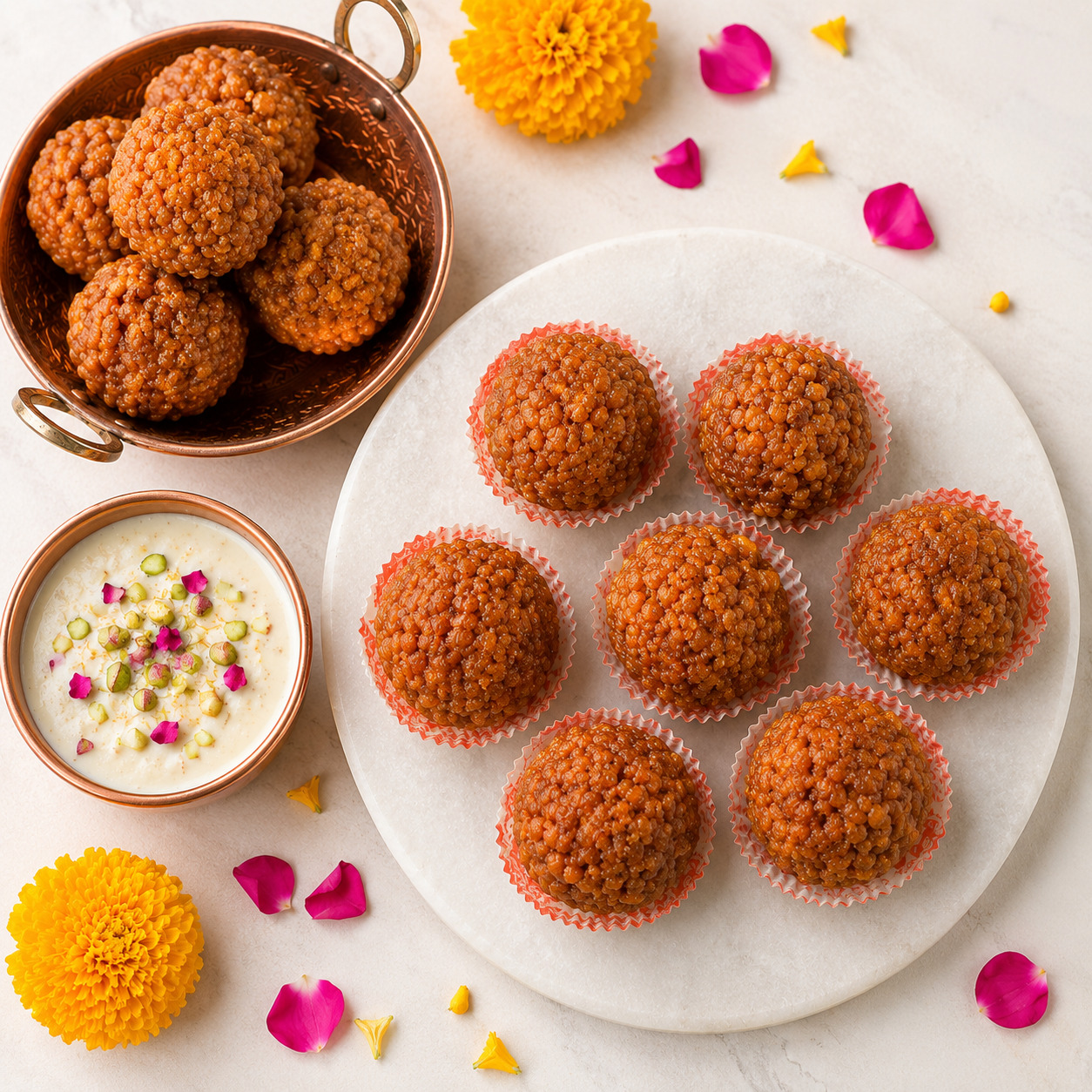 Doodh Laddu - 500gm - SweeDesi