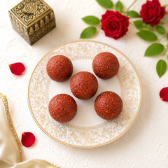Gulab Churma Laddu - 500gm - SweeDesi