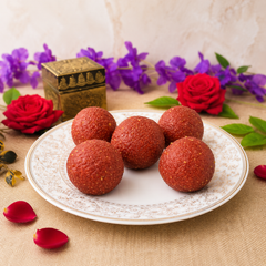 Gulab Churma Laddu - 500gm - SweeDesi
