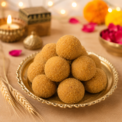 Wheat Churma Laddu - 500gm - SweeDesi