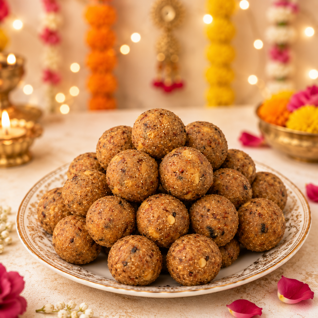 Anjeer Dry Fruit Laddu - 500gm - SweeDesi