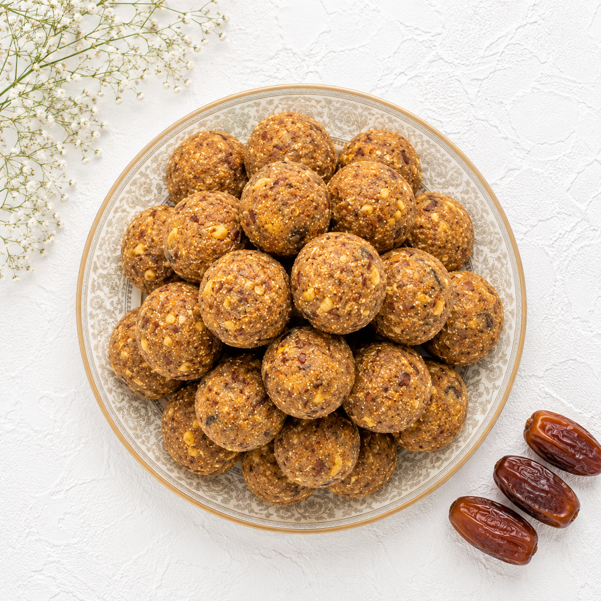 Khajoor Laddu - 500gm - SweeDesi