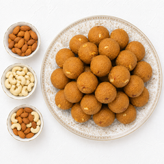 SugarFree Mewa Aata Laddu - 500gm - SweeDesi