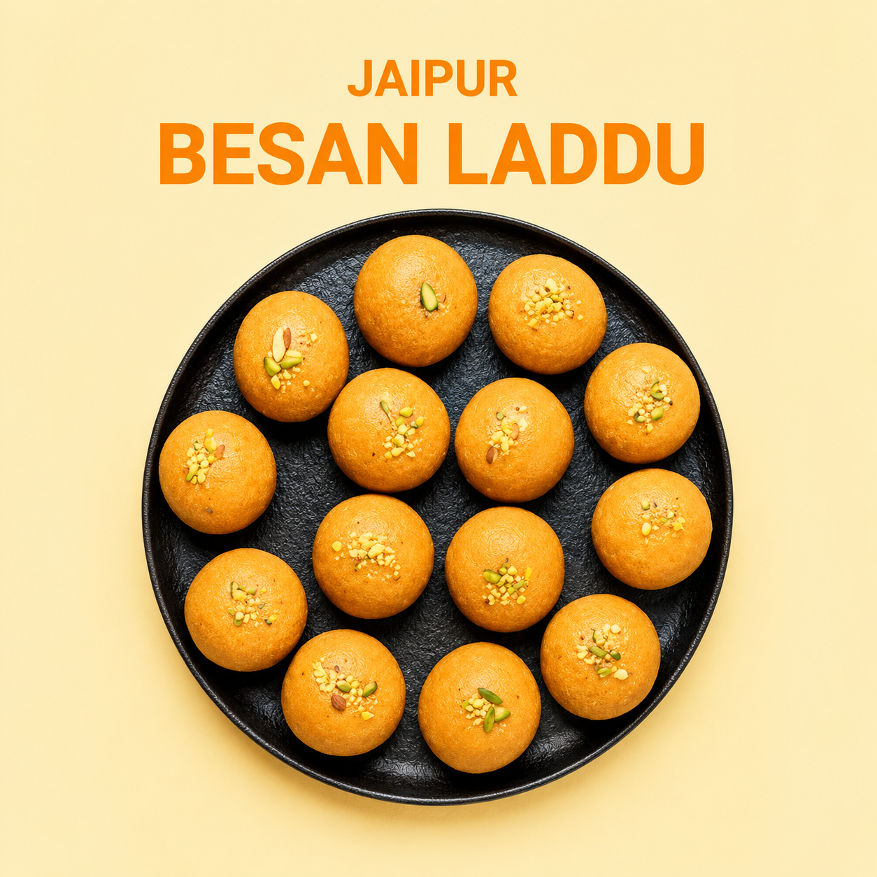 Besan Laddu - 500gm - SweeDesi