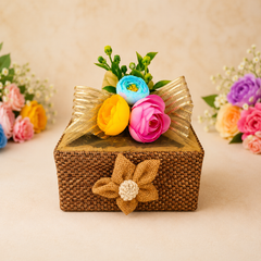 Bhai -Bhabhi Rakhi Basket - SweeDesi