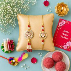 Bandhan Bhai-Bhabhi Rakhi Hamper 8 - SweeDesi