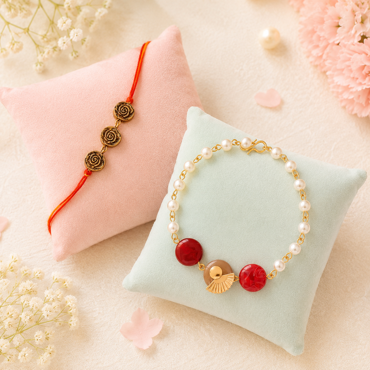 Bandhan Kalangi Rakhi Set - SweeDesi