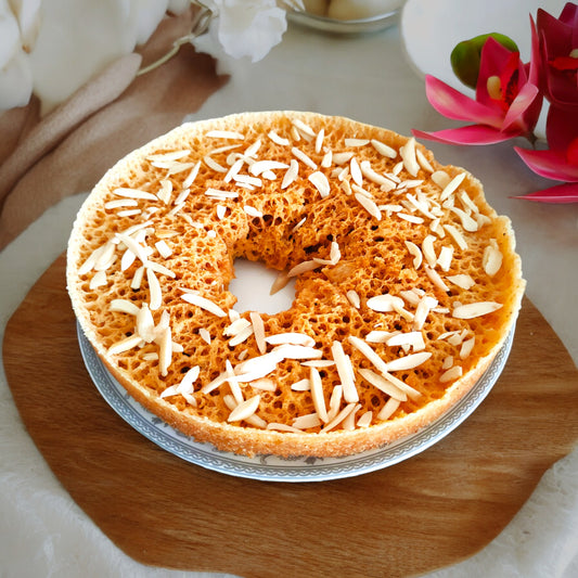 Special Paneer Ghewar - SweeDesi