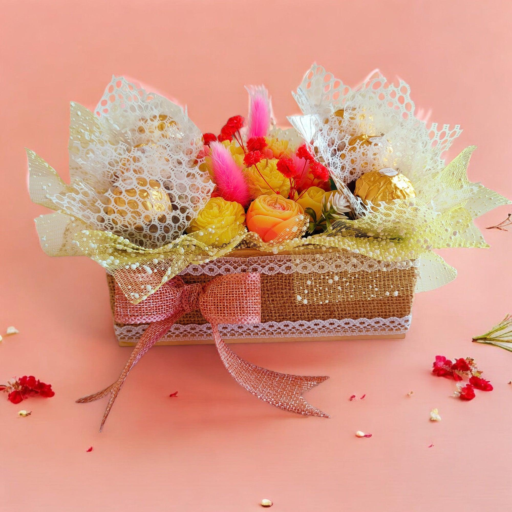 Ferrero Rocher Flower Bouquet Elegant - SweeDesi