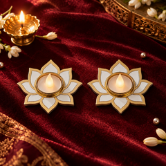 Lotus Tea Light Diya
