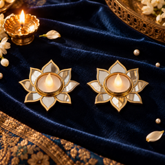 Lotus Tea Light Diya