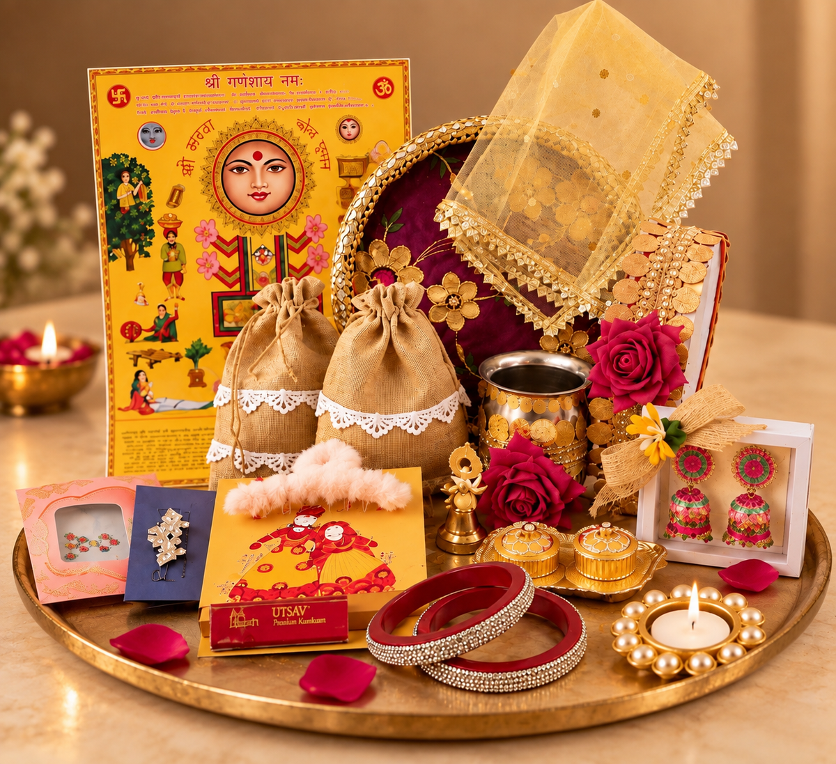 Karwa Chauth Shagun Hamper - SweeDesi