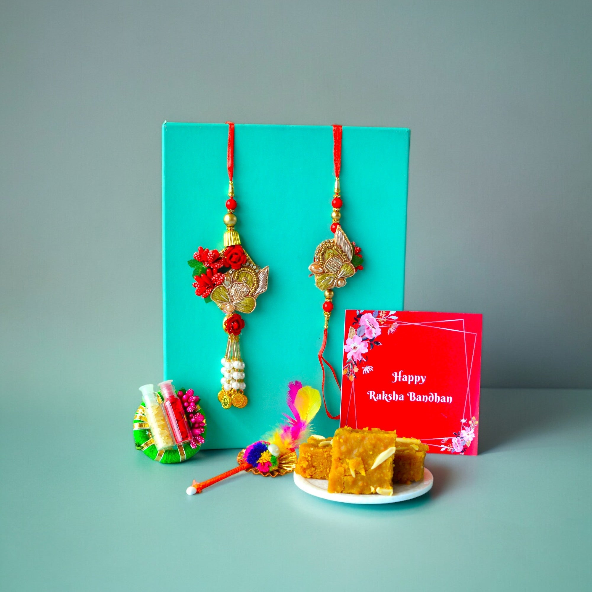 Bandhan Bhai - Bhabhi Rakhi Hamper 10 - SweeDesi