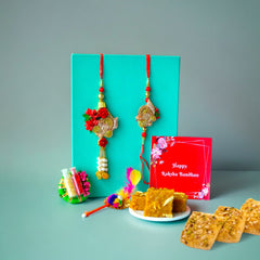 Bandhan Bhai - Bhabhi Rakhi Hamper 10 - SweeDesi