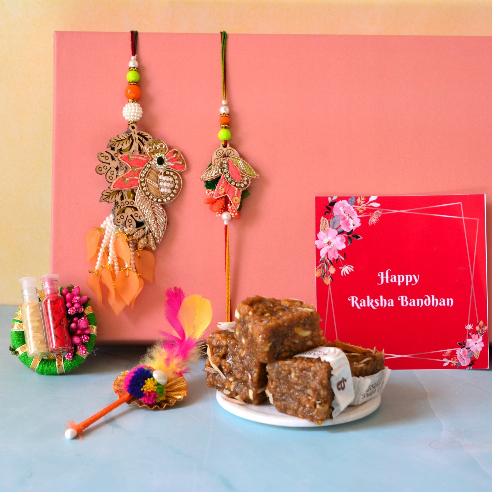 Bandhan Bhai - Bhabhi Rakhi Hamper 5 - SweeDesi