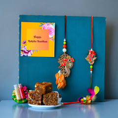Bandhan Bhai - Bhabhi Rakhi Hamper 6 - SweeDesi