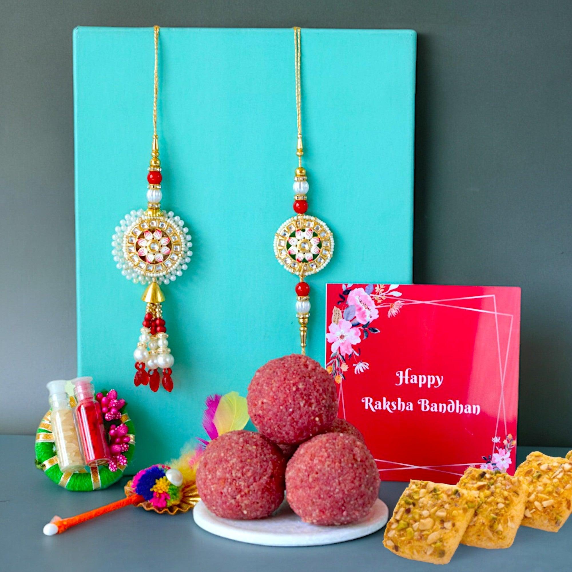 Bandhan Bhai-Bhabhi Rakhi Hamper 8 - SweeDesi