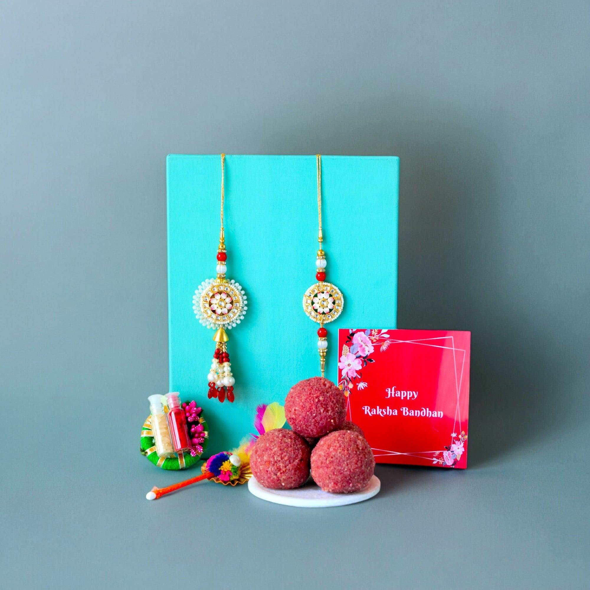 Bandhan Bhai-Bhabhi Rakhi Hamper 8 - SweeDesi