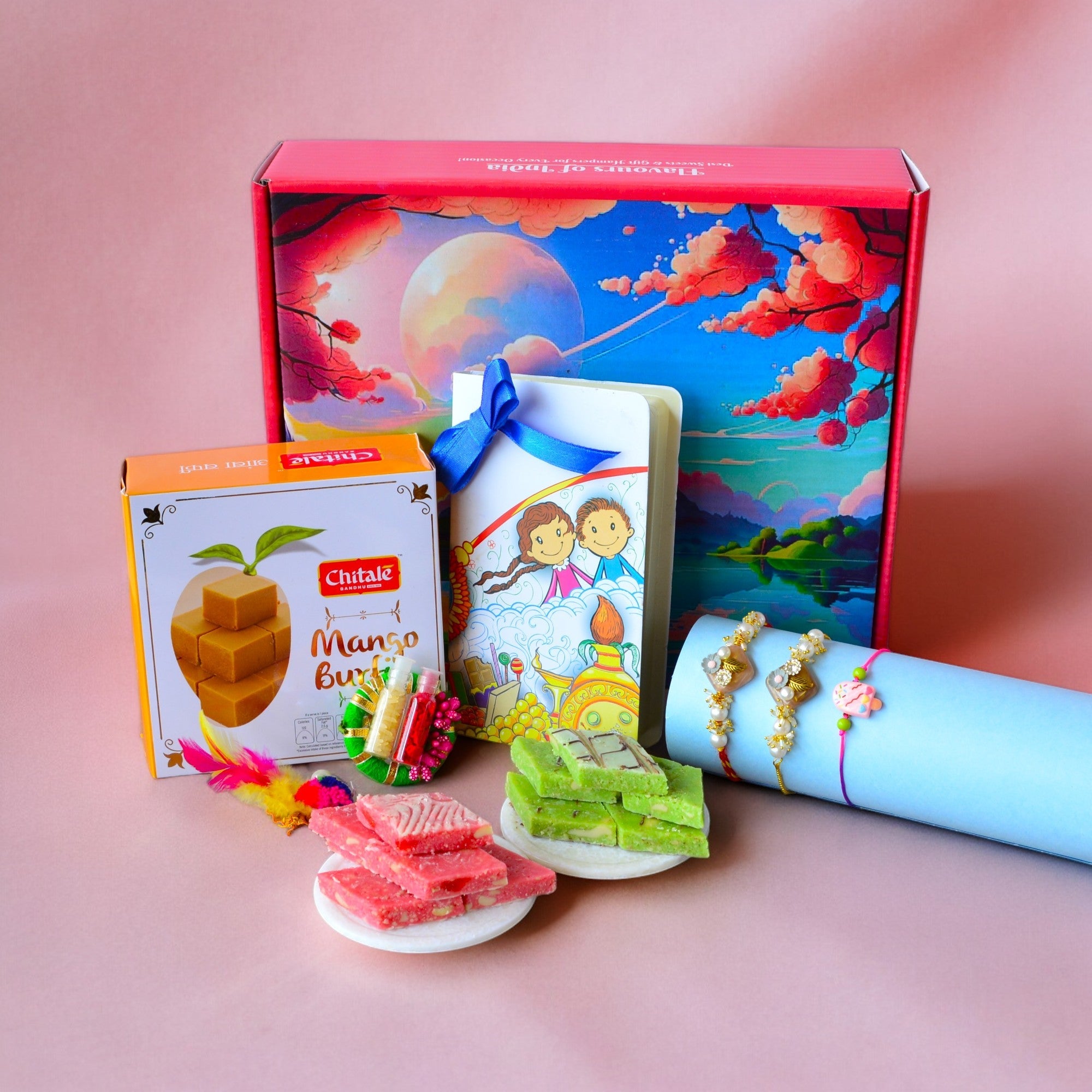 Bandhan Rakhi Hamper 33 - SweeDesi
