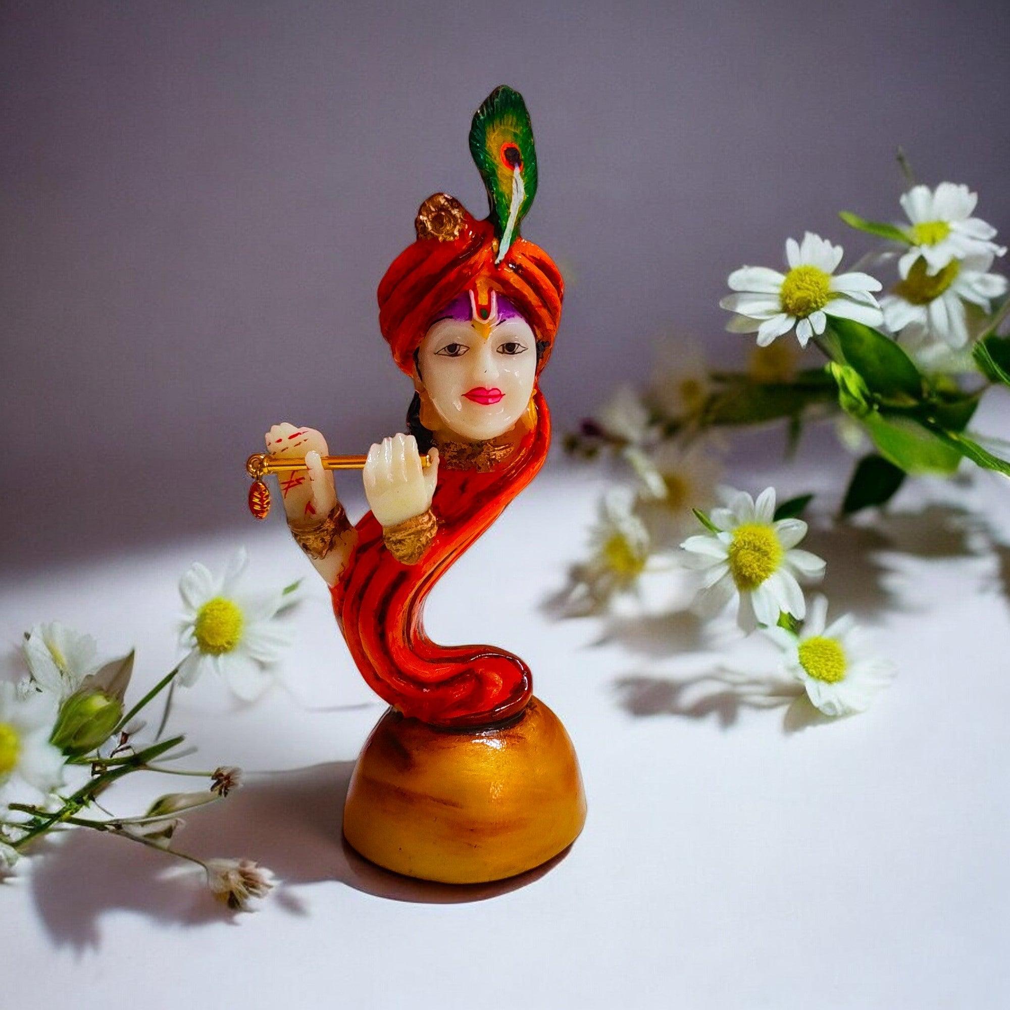    Krishna Marble Statue With Basuri available online at SweeDesi
