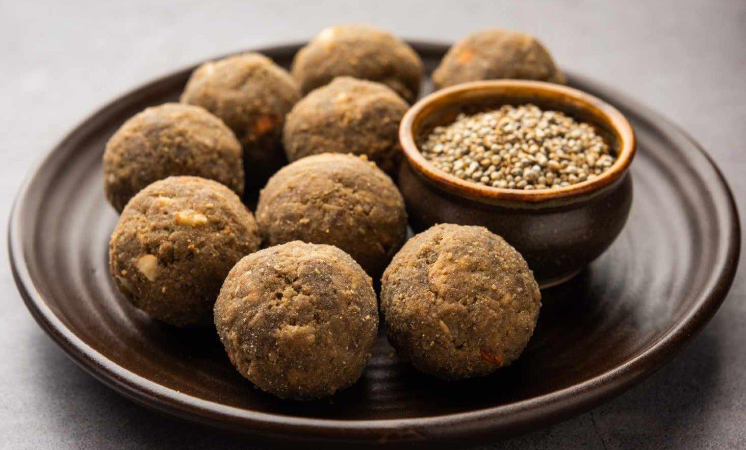Gud Bajra Churma Laddu - 500gm - SweeDesi