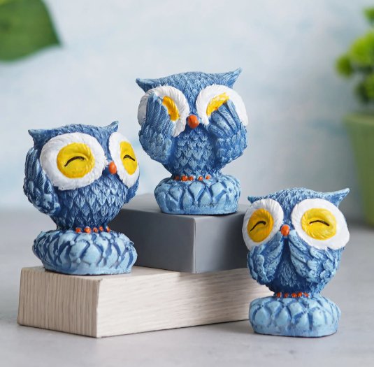 Cute Owl Statues - SweeDesi