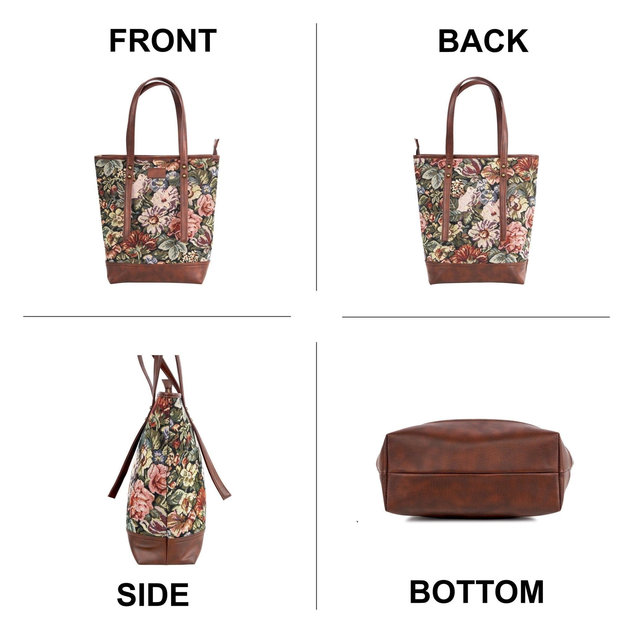 Floral Print Tote Bag - SweeDesi