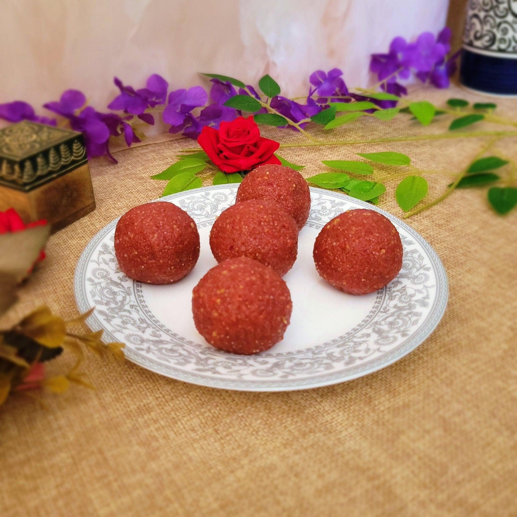 Gulab Churma Laddu - SweeDesi