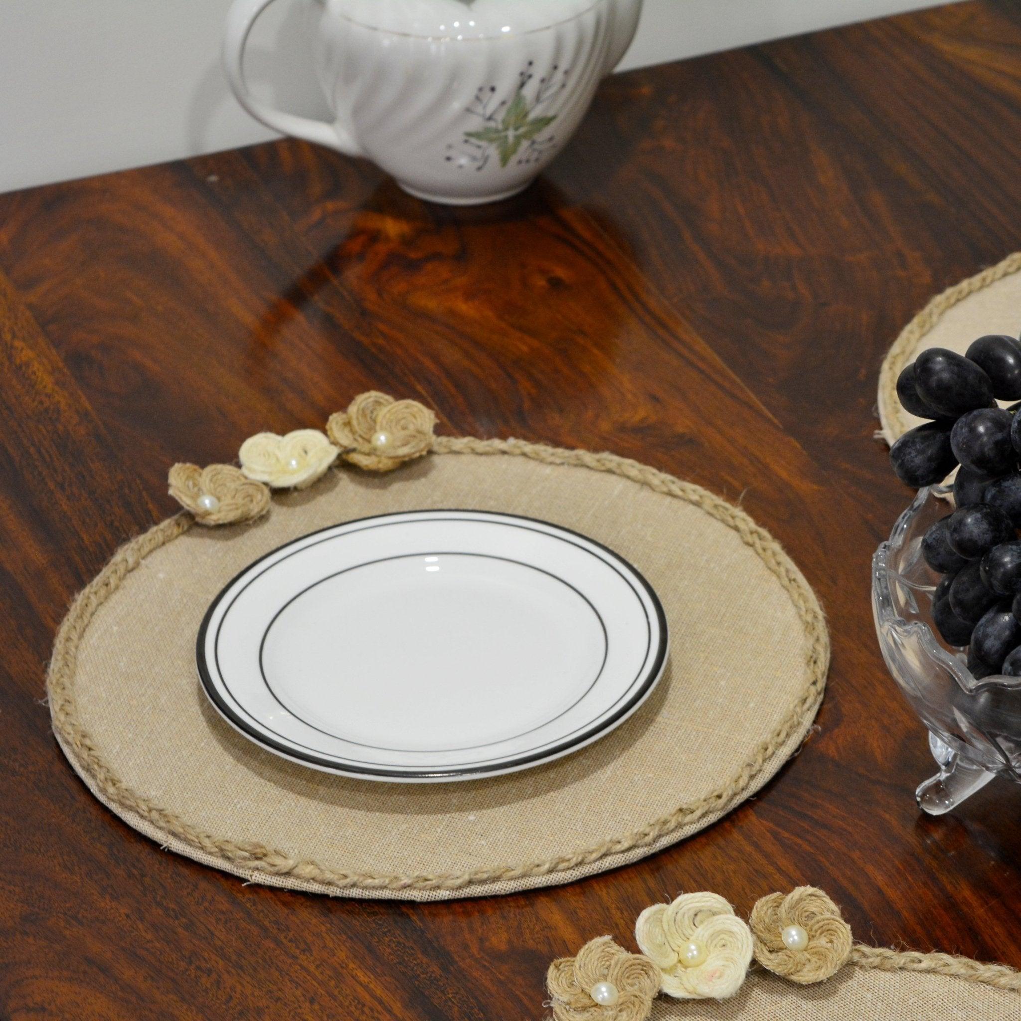 Jute Table Placement - SweeDesi