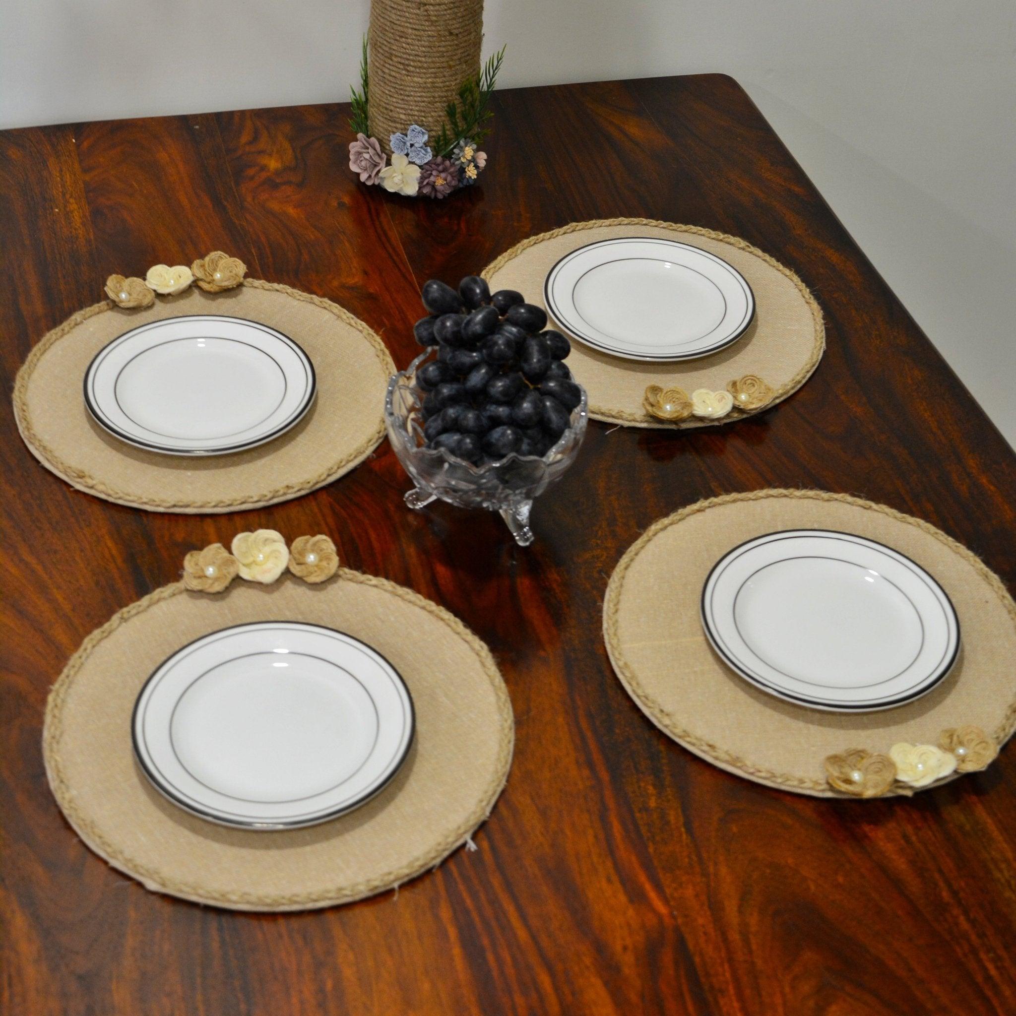 Jute Table Placement - SweeDesi
