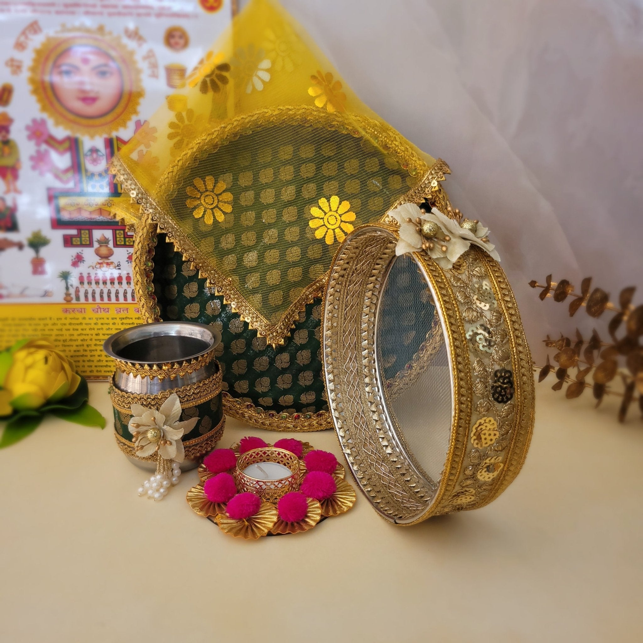 Karwa Chauth Green Set - SweeDesi