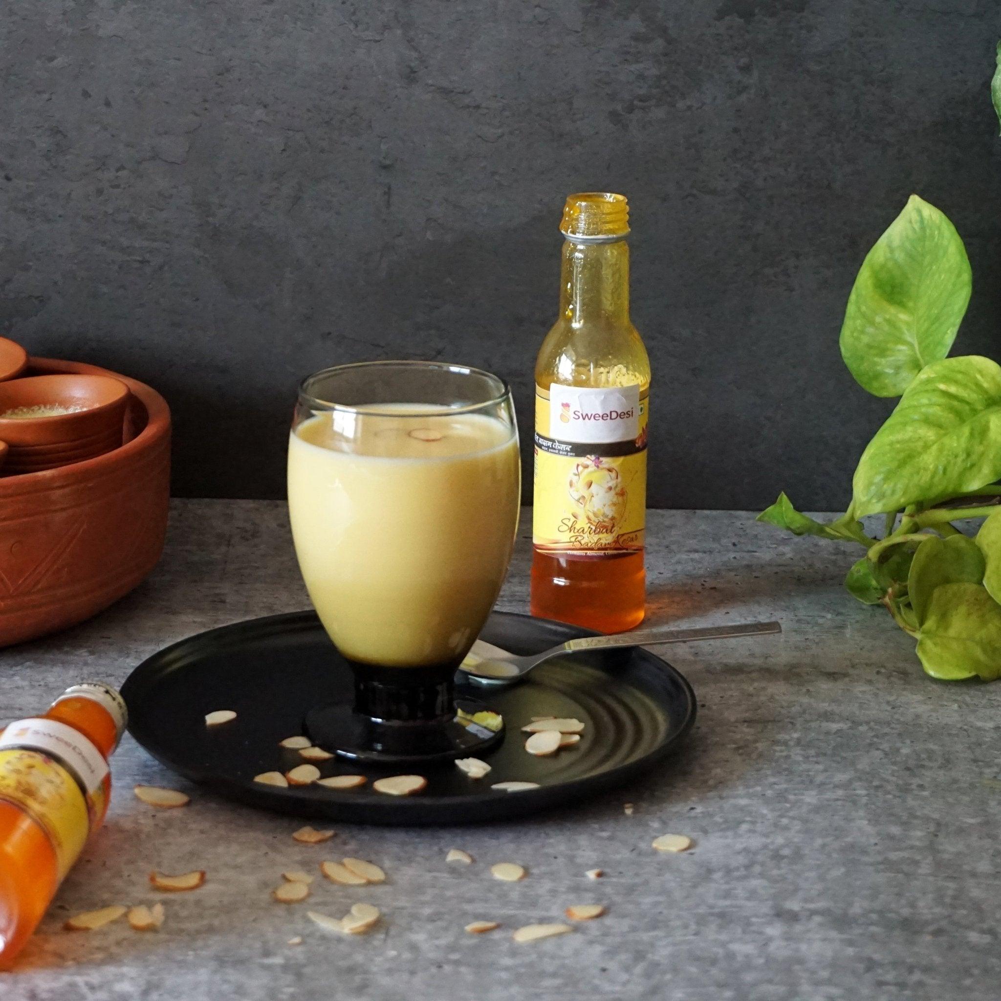 Kesar Badam Sharbat - SweeDesi