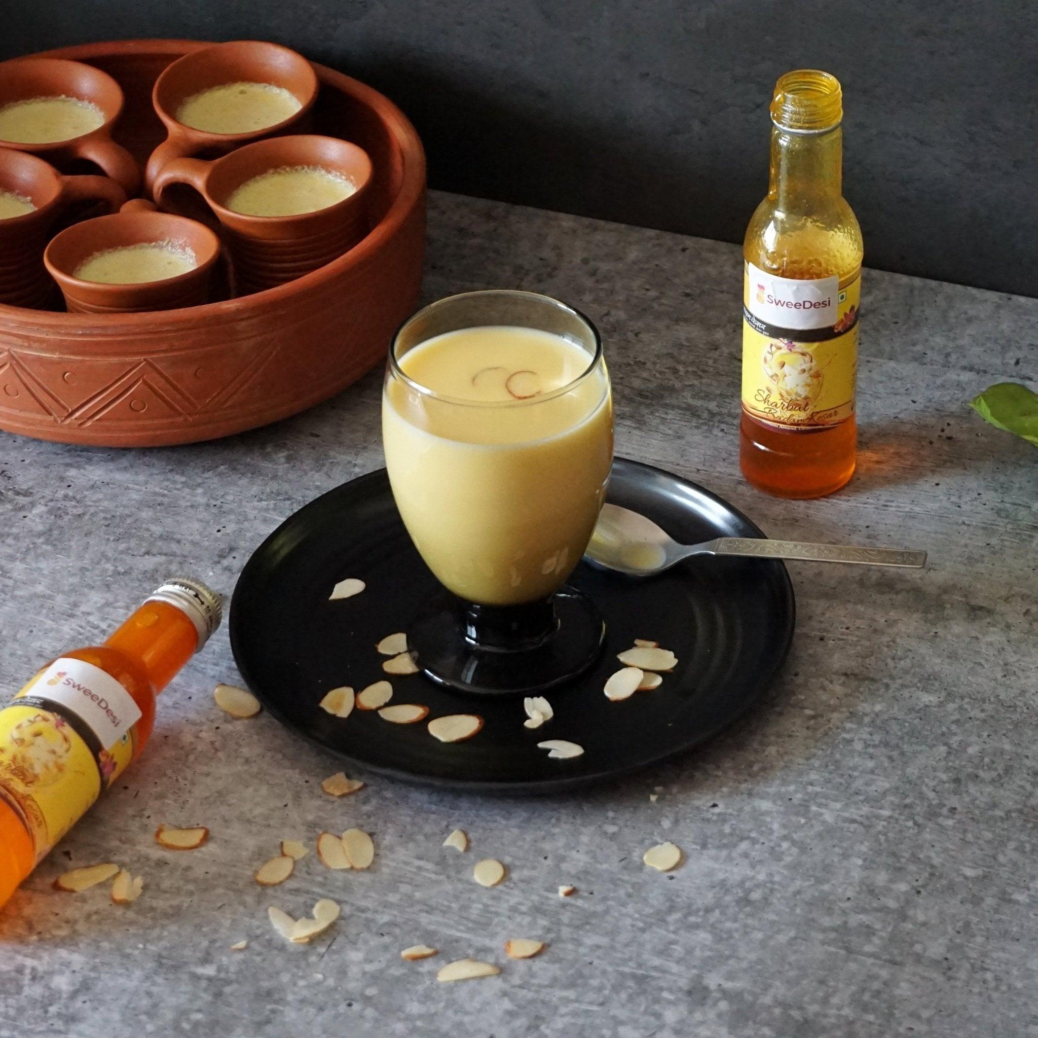 Kesar Badam Sharbat - SweeDesi