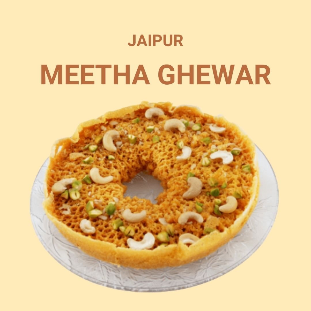 Rawat Meetha Ghewar - SweeDesi